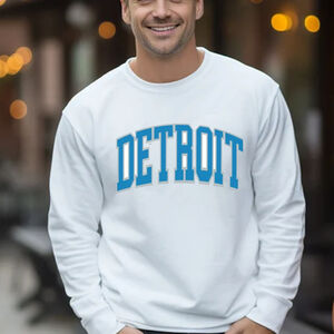 Retro Detroit Football Sweatshirt Lions Football Retro Style Sweatshirt